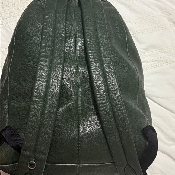 Coach XL leather worn backpack campus large with turn lock zipper pocket USED - Picture 9 of 14
